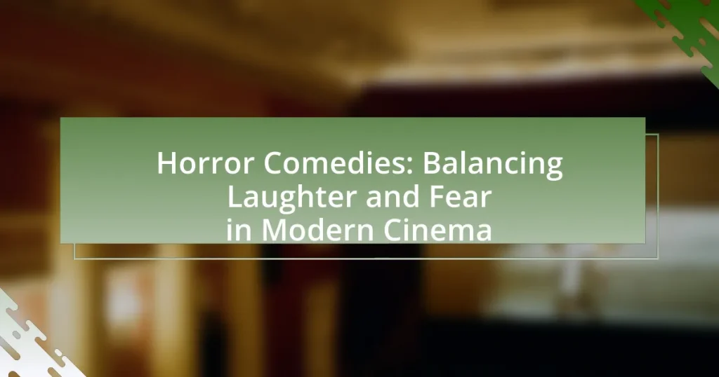 Horror Comedies: Balancing Laughter and Fear in Modern Cinema