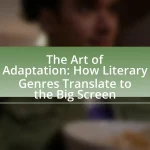 The Art of Adaptation: How Literary Genres Translate to the Big Screen