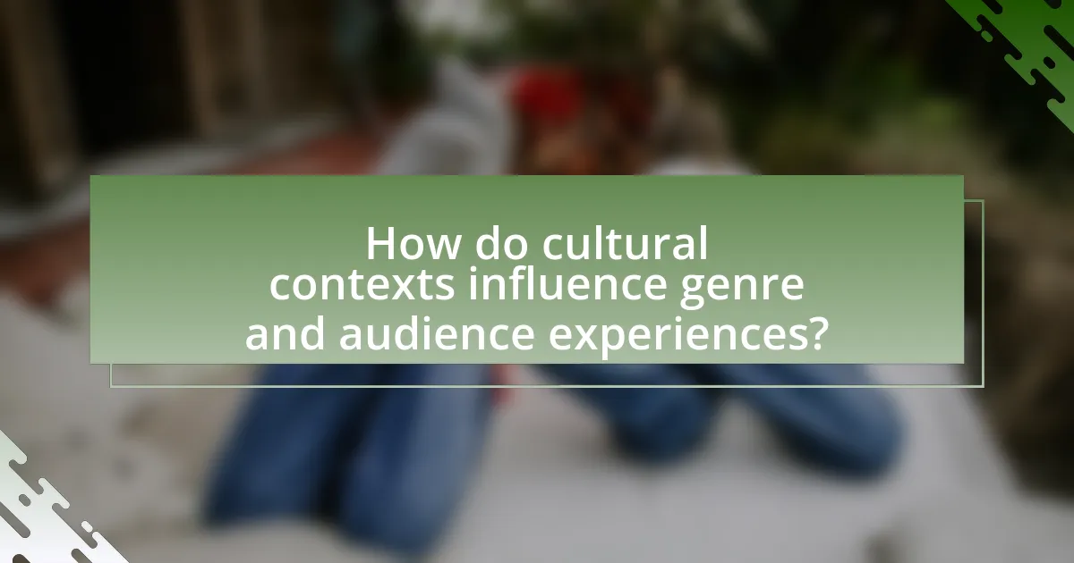 How do cultural contexts influence genre and audience experiences?