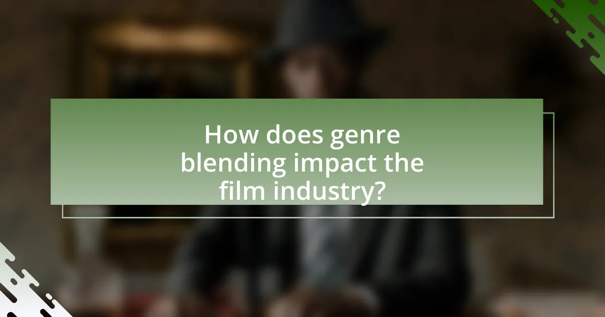 How does genre blending impact the film industry?