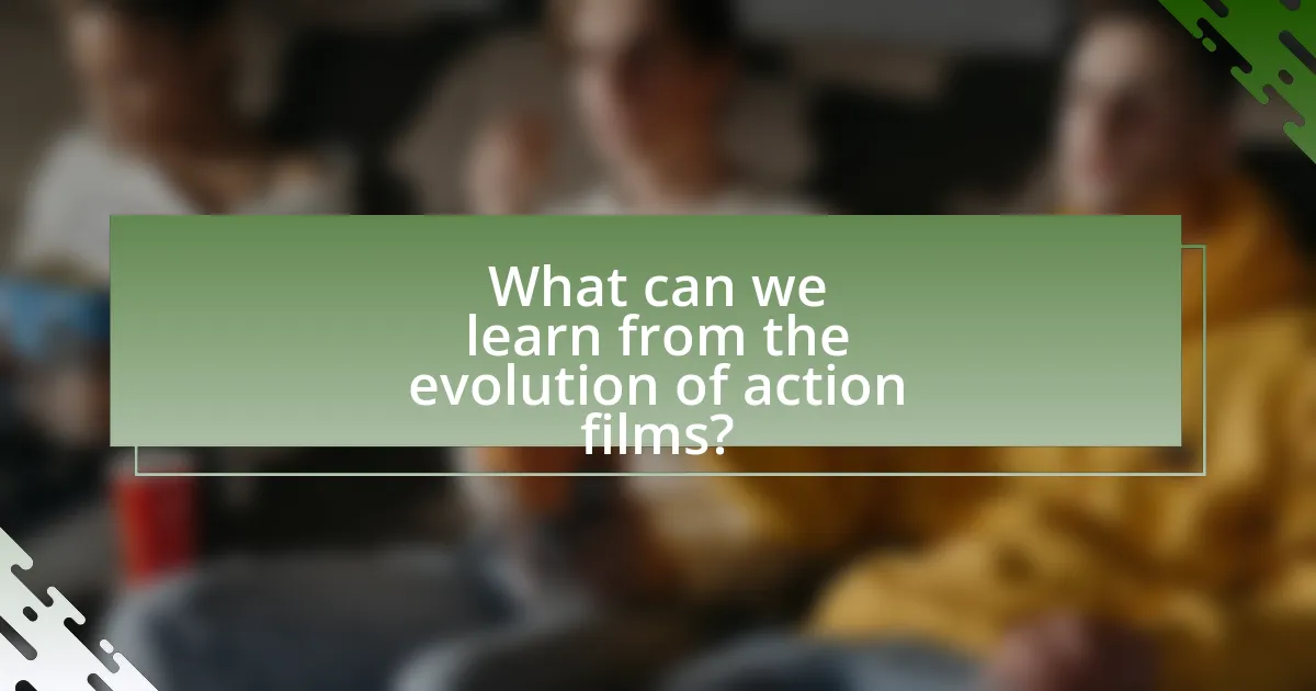 What can we learn from the evolution of action films?