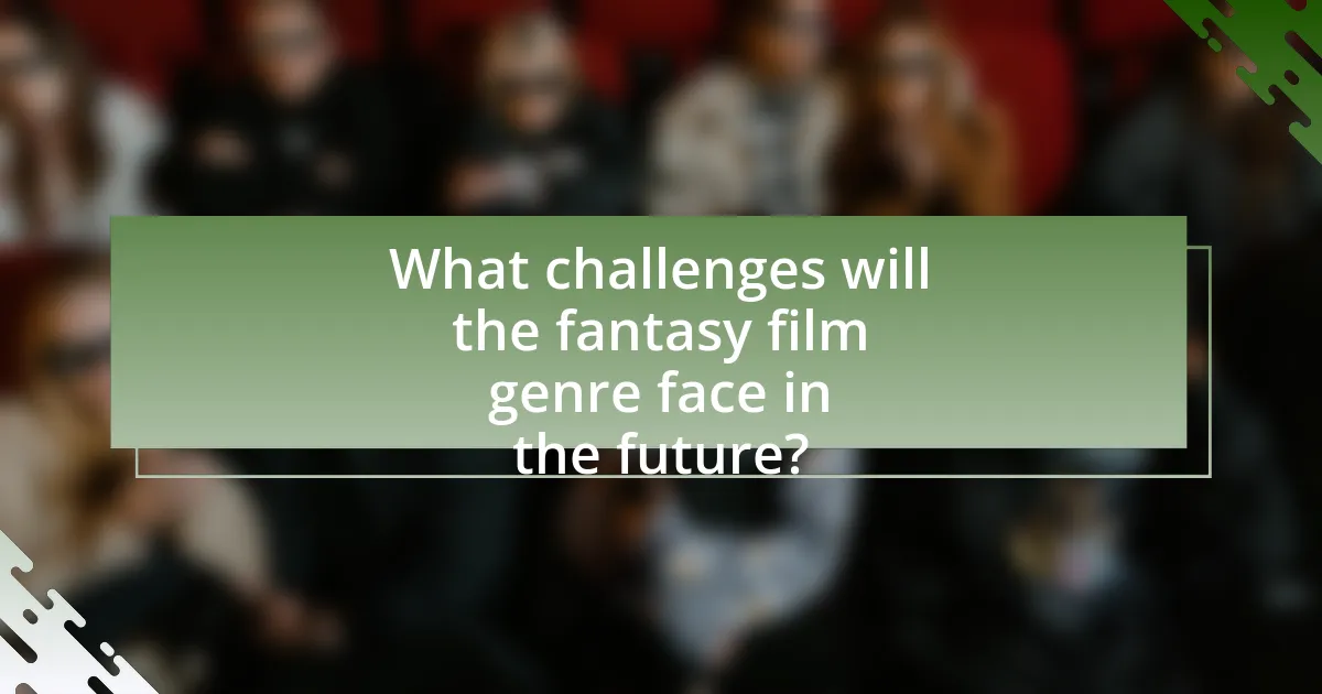 What challenges will the fantasy film genre face in the future?